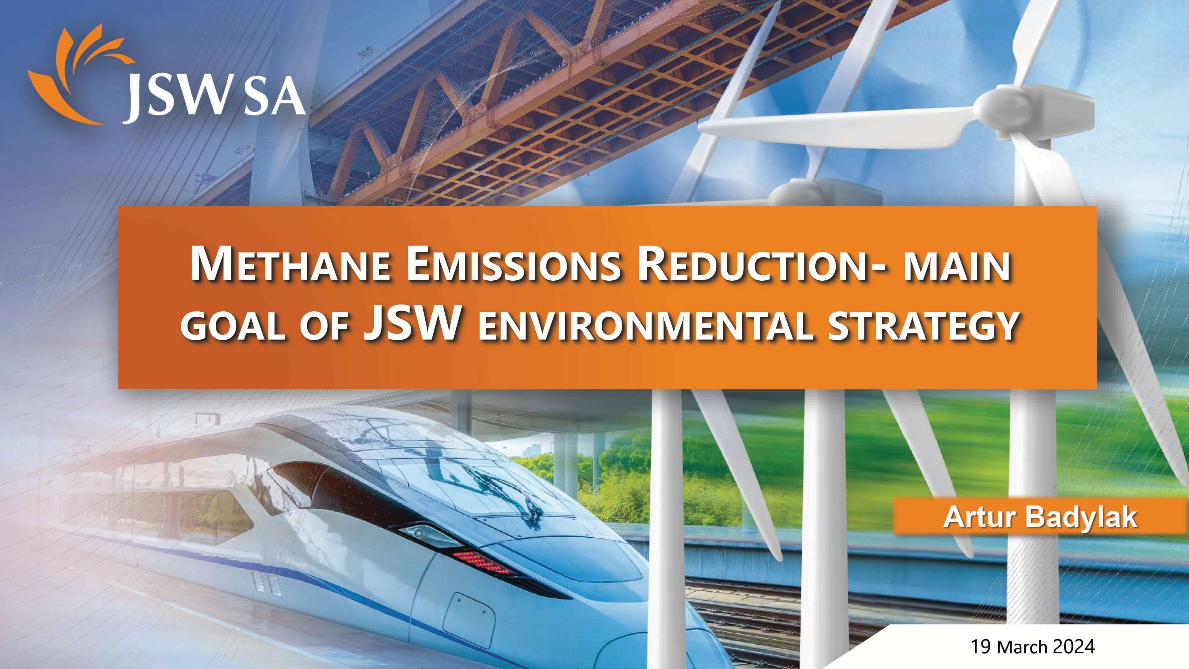 Methane Emissions Reduction - Main Goal of JSW Environmental Strategy
                                       